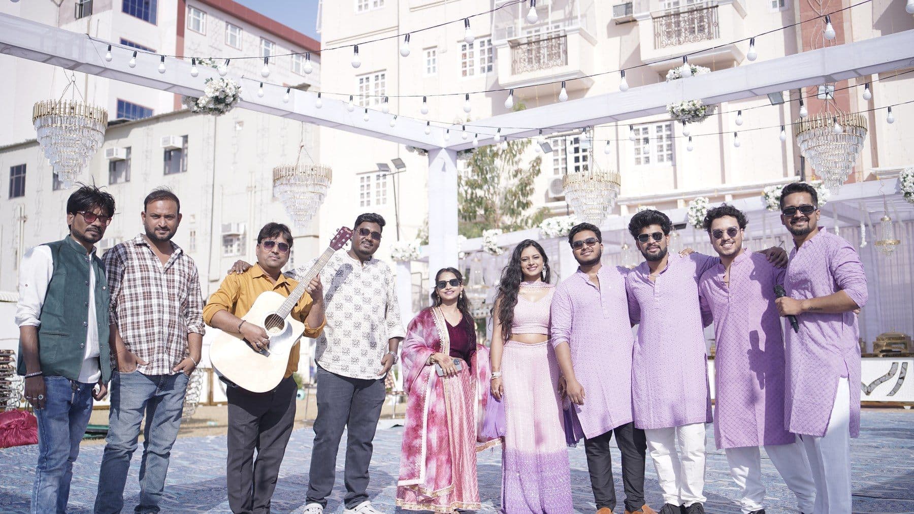 Full Malhar lineup at a destination wedding